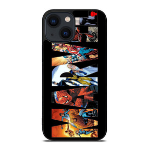 ALL MARVEL CAST LOGO iPhone 14 Plus Case Cover ALL MARVEL CAST LOGO iPhone 14 Plus Case Cover
