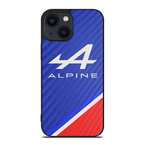 ALPINE AUTOMOBILES BLUE CARBON iPhone 14 Plus Case Cover