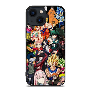 ANIME CARTOON CROSSOVER COLLAGE iPhone 14 Plus Case Cover