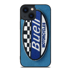 BUELL MOTORCYCLE FABRIC LOGO iPhone 14 Plus Case Cover