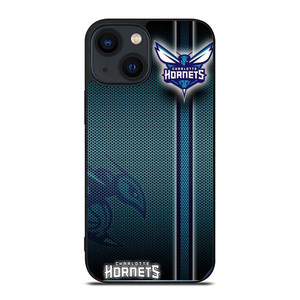 CHARLOTTE HORNETS METAL LOGO iPhone 14 Plus Case Cover