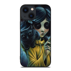 CORALINE AND CAT iPhone 14 Plus Case Cover