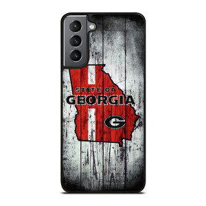 STATE OF GEORGIA WOOD SIGN Samsung Galaxy S21 Plus Case Cover STATE OF GEORGIA WOOD SIGN Samsung Galaxy S21 Plus Case Cover