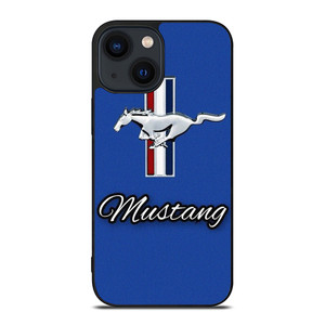 FORD MUSTANG BLUE EMBLEM iPhone 14 Plus Case Cover