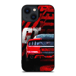 FORD MUSTANG GT RED MONSTER iPhone 14 Plus Case Cover