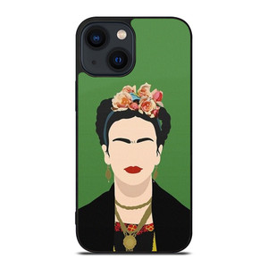 FRIDA KAHLO FLAT ILLUSTRATION iPhone 14 Plus Case Cover