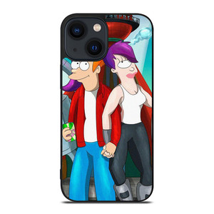 FUTURAMA PHILIP AND LEELA CARTOON iPhone 14 Plus Case Cover