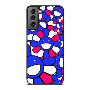 TAKASHI MURAKAMI BLUE PINK  Samsung Galaxy S21 Plus Case Cover TAKASHI MURAKAMI BLUE PINK  Samsung Galaxy S21 Plus Case Cover