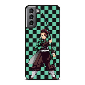 TANJIRO KAMADO DEMON SLAYER PATTERN  Samsung Galaxy S21 Plus Case Cover