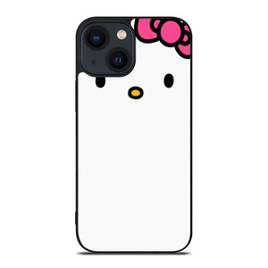HELLO KITTY FLAT ILLUSTRATION WHITE iPhone 14 Plus Case Cover
