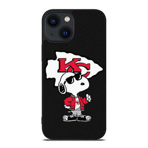 KANSAS CITY CHIEFS NFL FOOTBALL SNOOPY iPhone 14 Plus Case Cover