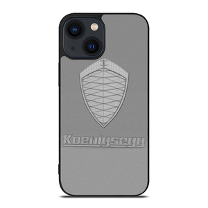 KOENIGSEGG GREY LOGO iPhone 14 Plus Case Cover