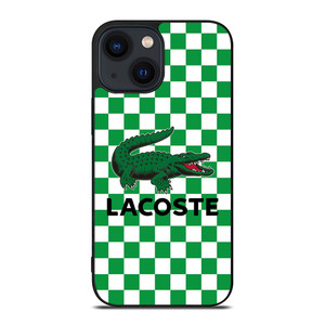 LACOSTE CHECKERBOARD LOGO iPhone 14 Plus Case Cover LACOSTE CHECKERBOARD LOGO iPhone 14 Plus Case Cover