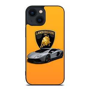 LAMBORGHINI ORANGE EMBLEM iPhone 14 Plus Case Cover LAMBORGHINI ORANGE EMBLEM iPhone 14 Plus Case Cover