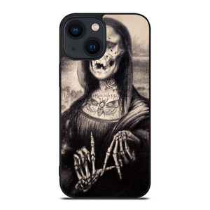 LOS ANGELES DODGERS MONA LISA ART iPhone 14 Plus Case Cover
