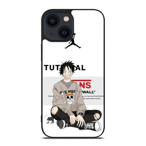 LUFFY D MONKEY ONE PIECE AIR JORDAN iPhone 14 Plus Case Cover