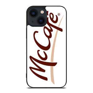 MCDONALD MCCAFE LOGO WHITE iPhone 14 Plus Case Cover