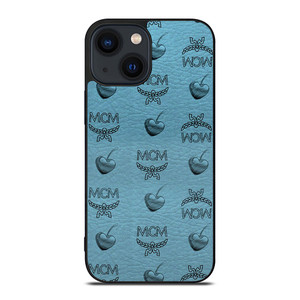 MCM WORLD WIDE APPLE LOVE LEATHER 2 iPhone 14 Plus Case Cover