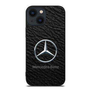 MERCEDES BENZ LEATHER EMBLEM iPhone 14 Plus Case Cover MERCEDES BENZ LEATHER EMBLEM iPhone 14 Plus Case Cover