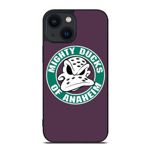 MIGHTY DUCKS HOCKEY BADGE iPhone 14 Plus Case Cover MIGHTY DUCKS HOCKEY BADGE iPhone 14 Plus Case Cover
