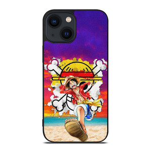 MONKEY D LUFFY ONE PIECE BEACH iPhone 14 Plus Case Cover MONKEY D LUFFY ONE PIECE BEACH iPhone 14 Plus Case Cover