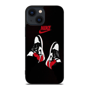 NIKE AIR JORDAN RETRO 1 RED iPhone 14 Plus Case Cover NIKE AIR JORDAN RETRO 1 RED iPhone 14 Plus Case Cover