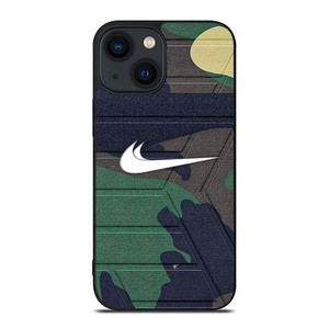 NIKE SWOOSH CAMO ARMY iPhone 14 Plus Case Cover