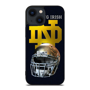 NOTRE DAME FIGHTING IRIS FOOTBALL HELMET iPhone 14 Plus Case Cover