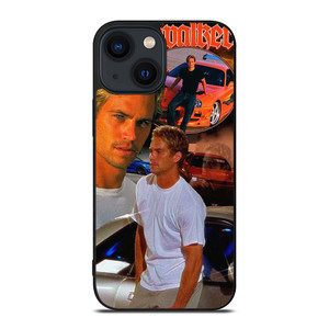 PAUL WALKER FAST AND FURIOUS COLLAGE iPhone 14 Plus Case Cover PAUL WALKER FAST AND FURIOUS COLLAGE iPhone 14 Plus Case Cover