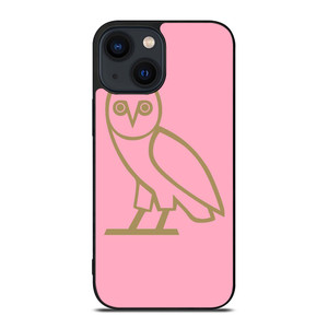 PINK OVOXO DRAKE LOGO iPhone 14 Plus Case Cover
