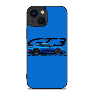 PORSCHE 911 GT3 BLUE iPhone 14 Plus Case Cover