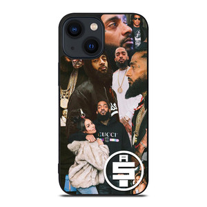 RAPPER NIPSEY HUSSLE COLLAGE iPhone 14 Plus Case Cover