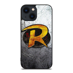 ROBIN DC COMICS GRUNGE LOGO iPhone 14 Plus Case Cover ROBIN DC COMICS GRUNGE LOGO iPhone 14 Plus Case Cover