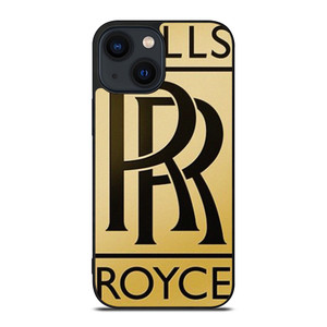 ROLLS ROYCE GOLD LOGO iPhone 14 Plus Case Cover