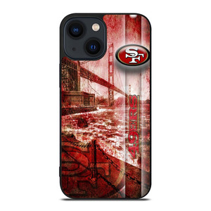 SAN FRANCISCO 49ERS GRUNGE LOGO iPhone 14 Plus Case Cover