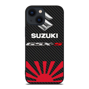 SUZUKI GSX S CARBON EMBLEM iPhone 14 Plus Case Cover SUZUKI GSX S CARBON EMBLEM iPhone 14 Plus Case Cover