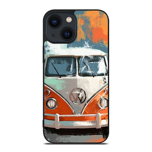VW VOLKSWAGEN COMBI PAINTED iPhone 14 Plus Case Cover VW VOLKSWAGEN COMBI PAINTED iPhone 14 Plus Case Cover