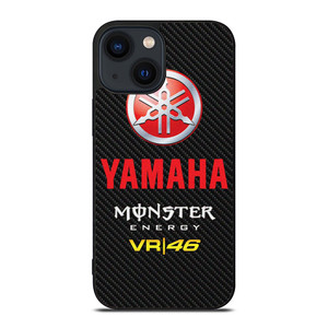 YAMAHA RACING VR46 CARBON LOGO iPhone 14 Plus Case Cover YAMAHA RACING VR46 CARBON LOGO iPhone 14 Plus Case Cover