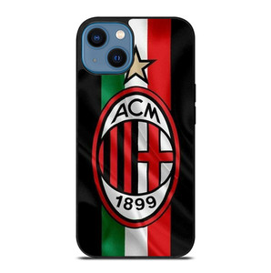 AC MILAN FOOTBALL TEAM FLAG iPhone 14 Case Cover