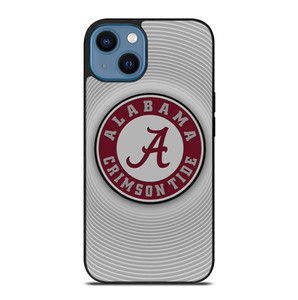 ALABAMA CRIMSON TIDE CIRCLE TEXTURE iPhone 14 Case Cover ALABAMA CRIMSON TIDE CIRCLE TEXTURE iPhone 14 Case Cover