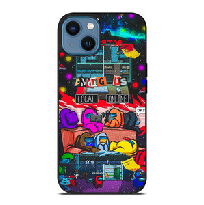 AMONG US IMPOSTOR GAMES iPhone 14 Case Cover AMONG US IMPOSTOR GAMES iPhone 14 Case Cover