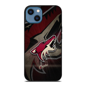 ARIZONA COYOTES METAL LOGO iPhone 14 Case Cover