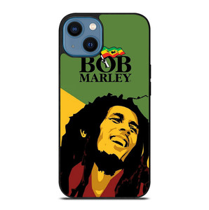 BOB MARLEY FLAT ILUSTRATION iPhone 14 Case Cover