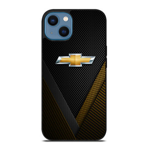 CHEROLET YELLOW CARBON EMBLEM iPhone 14 Case Cover