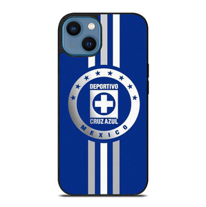 DEPORTIVO CRUZ AZUL MEXICO STRIPE LOGO iPhone 14 Case Cover DEPORTIVO CRUZ AZUL MEXICO STRIPE LOGO iPhone 14 Case Cover