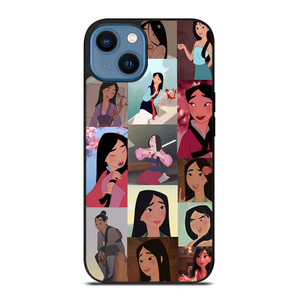 DISNEY PRINCESS MULAN COLLAGE iPhone 14 Case Cover DISNEY PRINCESS MULAN COLLAGE iPhone 14 Case Cover