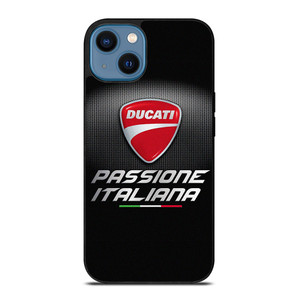 DUCATI PASIONE ITALIANA EMBLEM iPhone 14 Case Cover DUCATI PASIONE ITALIANA EMBLEM iPhone 14 Case Cover