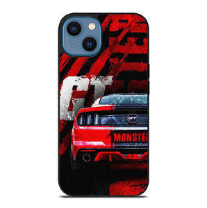 FORD MUSTANG GT RED MONSTER iPhone 14 Case Cover