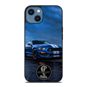 FORD MUSTANG SHELBY BLUE iPhone 14 Case Cover