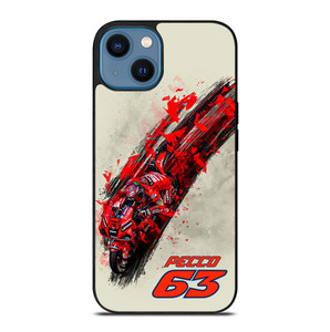 FRANCESCO BAGNAIA PECCO 63 MOTO GP iPhone 14 Case Cover FRANCESCO BAGNAIA PECCO 63 MOTO GP iPhone 14 Case Cover